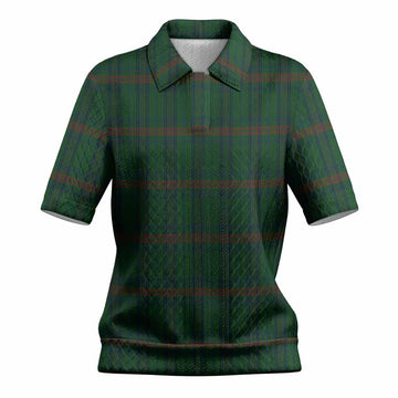 Owen of Wales Tartan Women’s Polo Sweater Top