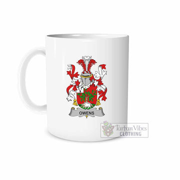 Owens Irish Clan Coat of Arms Ceramic Mug