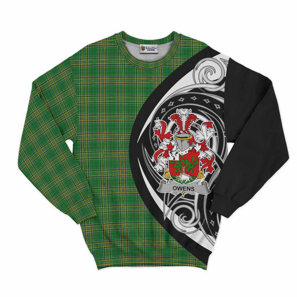 Owens Irish Clan Sweatshirt Celtic Circle Style Unisex - Tartan Vibes Clothing