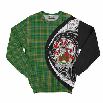 Tartan Vibes Clothing Owens Irish Clan Sweatshirt Celtic Circle Style