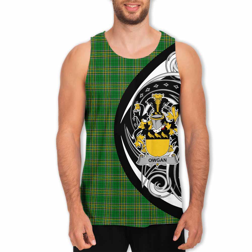 Tartan Vibes Clothing Owgan Irish Clan Men's Tank Top Celtic Circle Style