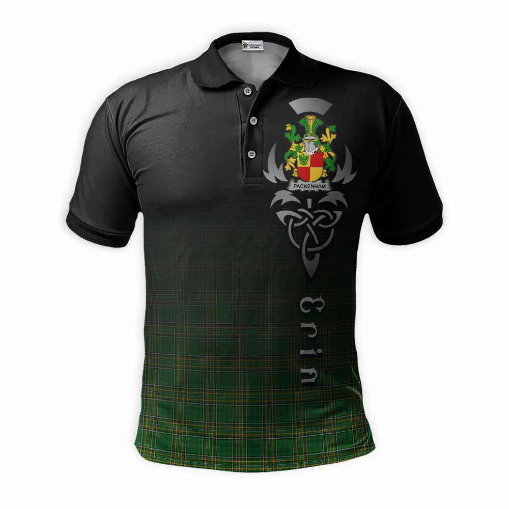 Packenham Irish Clan Polo Shirt with Coat of Arms Erin Go Bragh Celtic Inspired Kid - Tartan Vibes Clothing