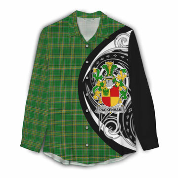Packenham Irish Clan Women's Casual Shirt Celtic Circle Style Female - Tartan Vibes Clothing
