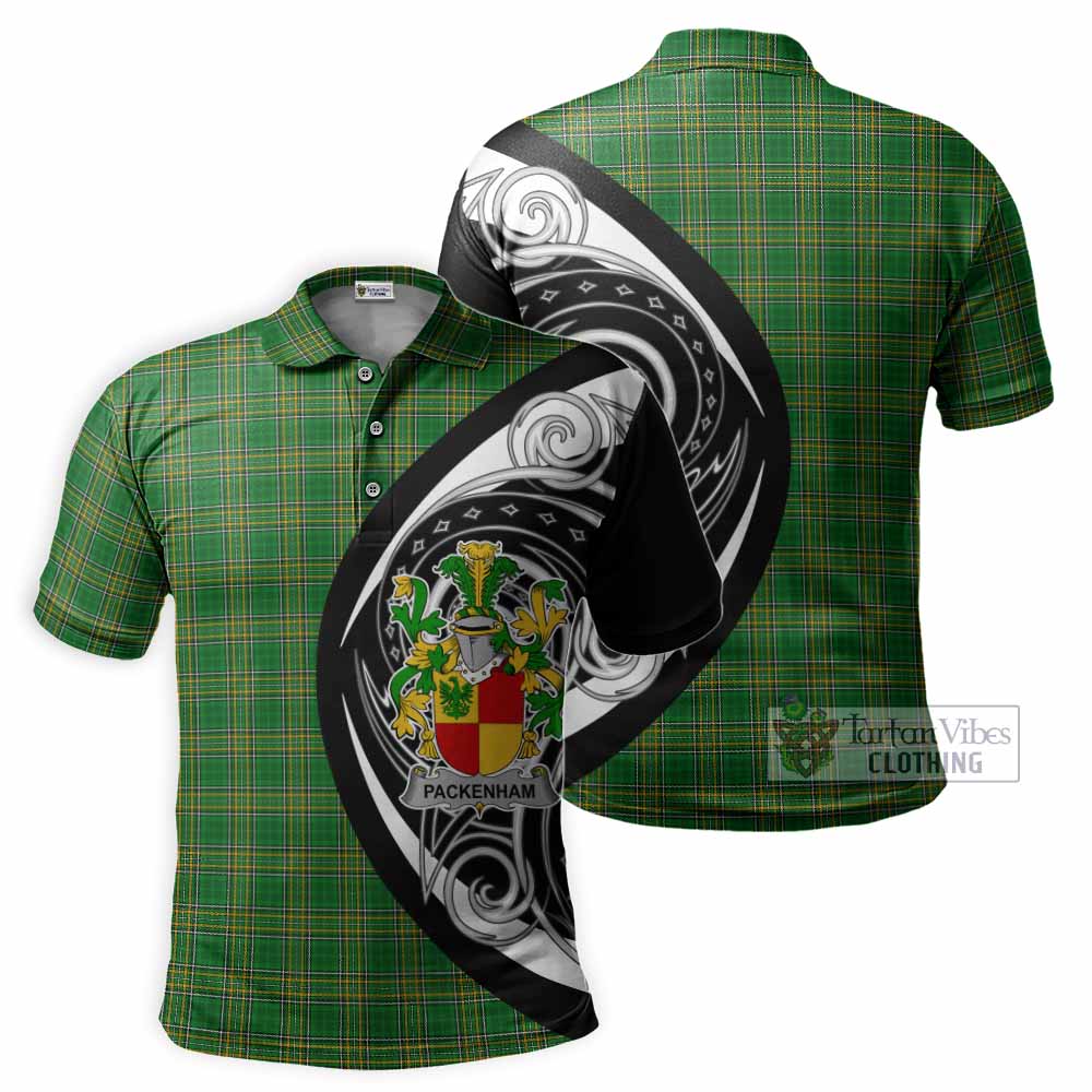 Packenham Irish Clan Polo Shirt Celtic Circle Style - Tartan Vibes Clothing