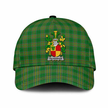 Packenham Irish Clan Tartan Classic Cap with Coat of Arms