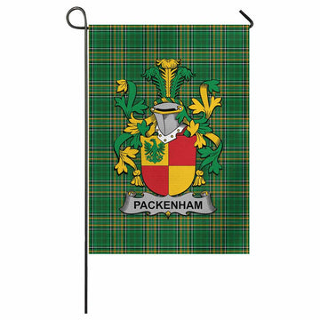 Packenham Irish Clan Tartan Flag with Coat of Arms