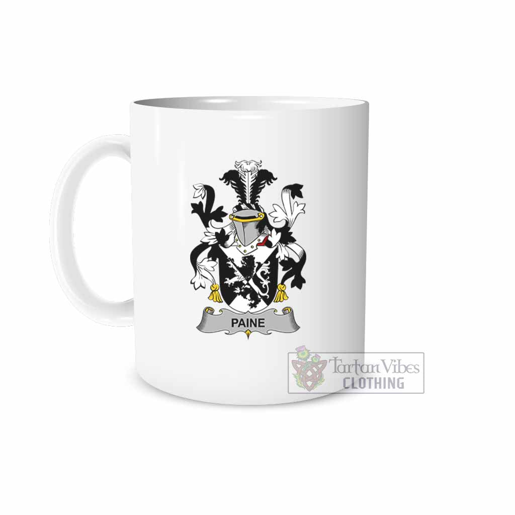 Tartan Vibes Clothing Paine Irish Clan Coat of Arms Ceramic Mug