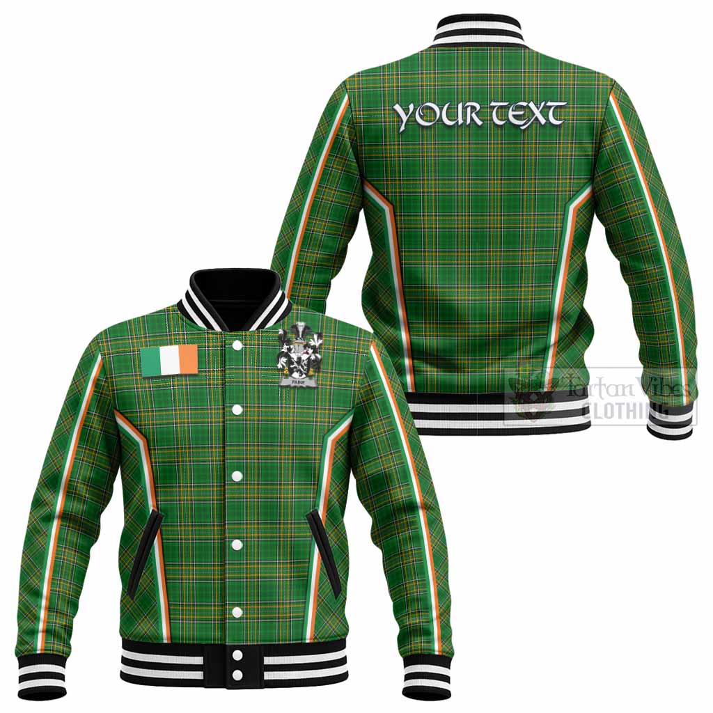 Paine Irish Clan Coat of Arm Tartan Baseball Jacket Flag Style