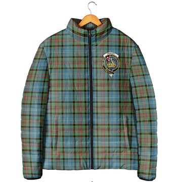 Paisley Tartan Padded Jacket with Family Crest