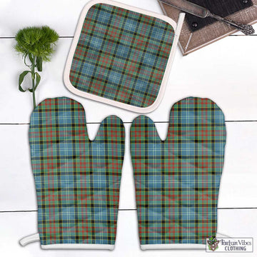 Paisley Tartan Combo Oven Mitt & Pot-Holder Combo 1 Oven Mitt & 1 Pot-Holder White - Tartan Vibes Clothing