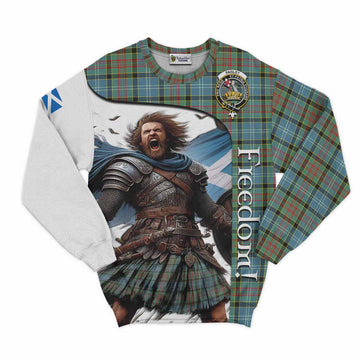 Paisley Crest Tartan Sweatshirt Inspired by the Freedom of Scottish Warrior