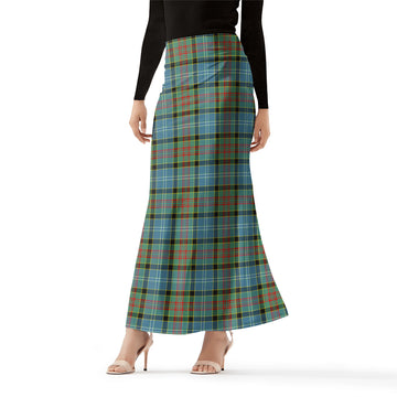 Paisley Tartan Womens Full Length Skirt