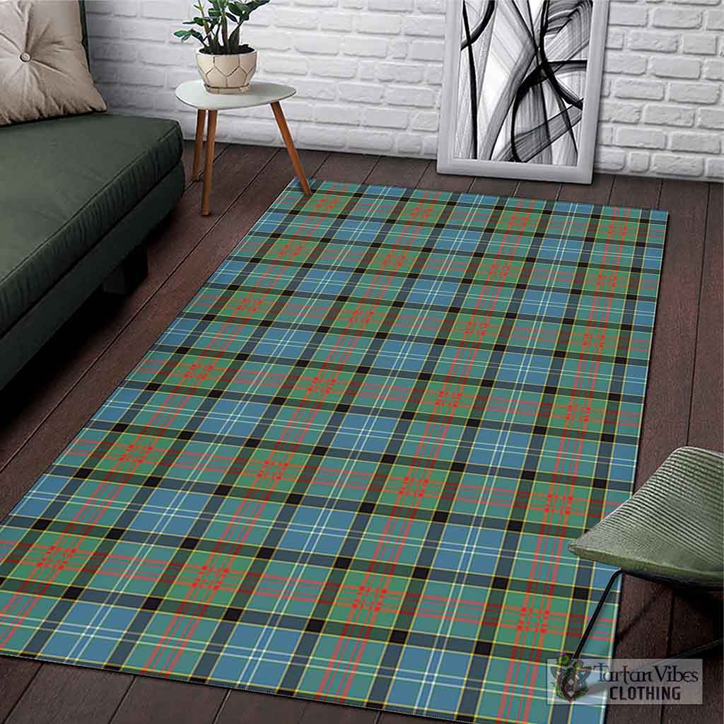 Tartan Vibes Clothing Paisley Tartan Area Rug