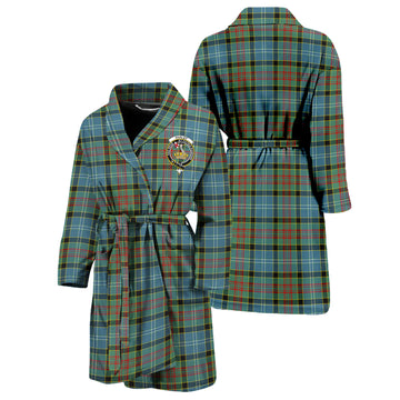 Paisley Tartan Bathrobe with Family Crest