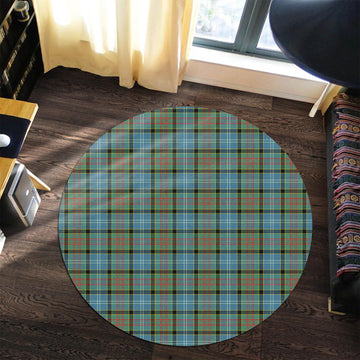 paisley-tartan-round-rug