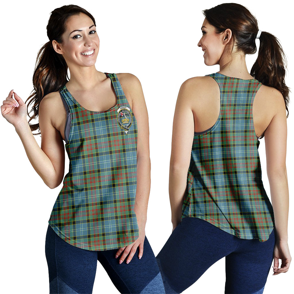paisley-tartan-women-racerback-tanks-with-family-crest