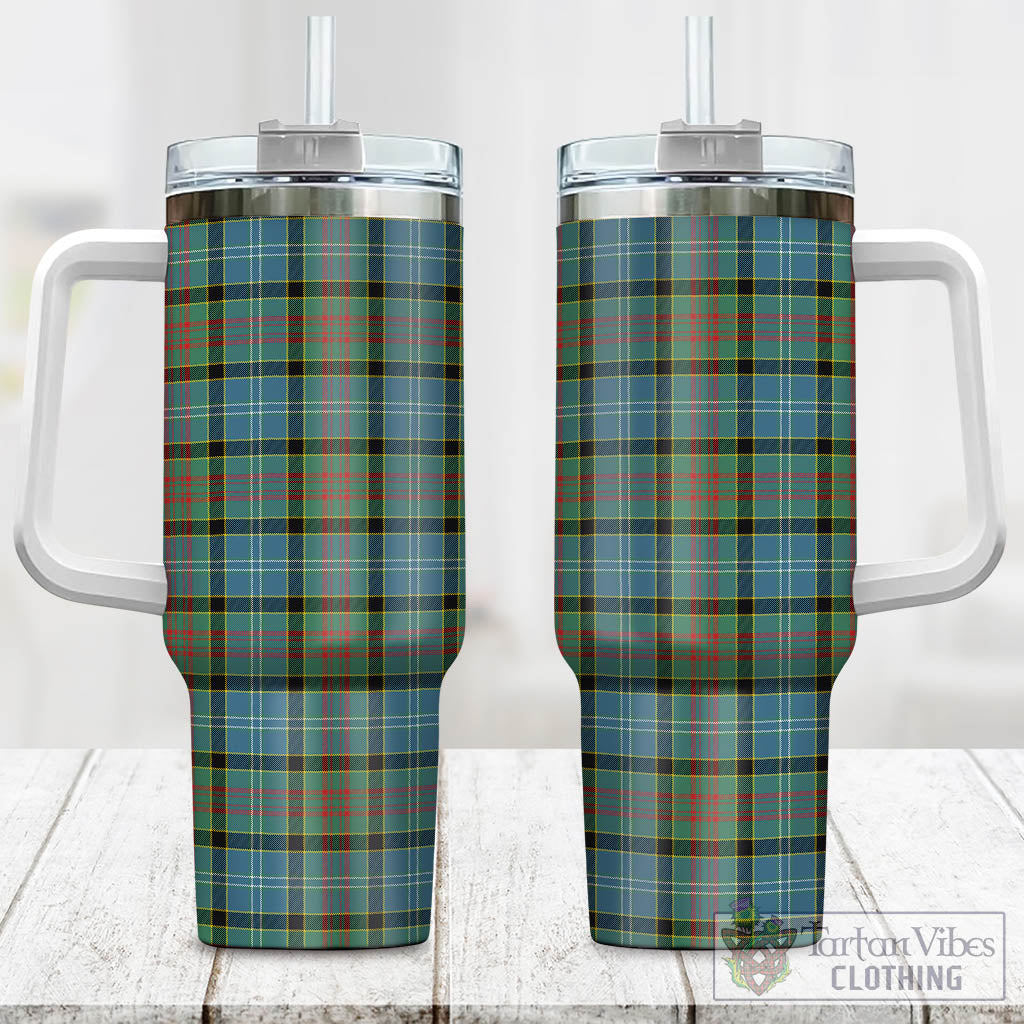 Tartan Vibes Clothing Paisley Tartan Tumbler with Handle