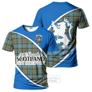 Tartan Vibes Clothing Paisley Family Crest Tartan T-Shirt Celebrate Saint Andrew's Day in Style