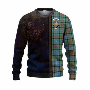 Paisley Tartan Family Crest Knitted Sweater Alba Gu Brath Be Brave Lion Ancient Style