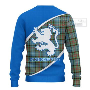 Tartan Vibes Clothing Paisley Family Crest Tartan Knitted Sweater Celebrate Saint Andrew's Day in Style