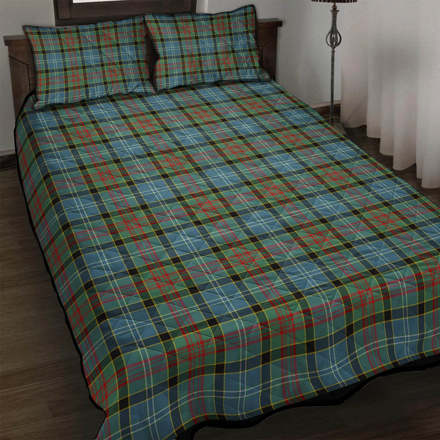 Paisley Tartan Quilt Bed Set - Tartan Vibes Clothing