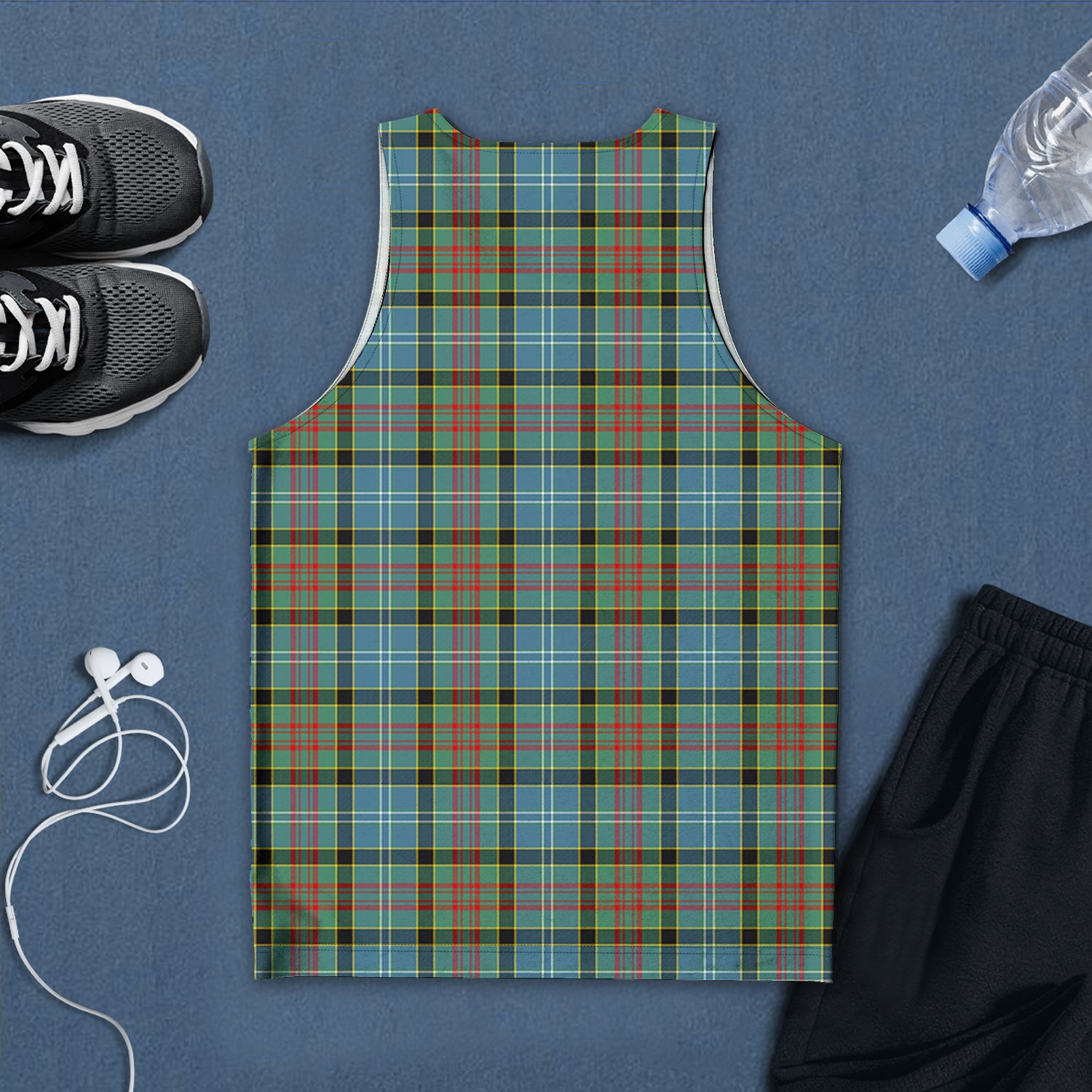 paisley-tartan-mens-tank-top-with-family-crest