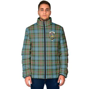 Paisley Tartan Padded Jacket with Family Crest