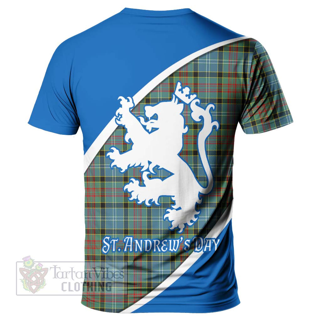 Tartan Vibes Clothing Paisley Family Crest Tartan T-Shirt Celebrate Saint Andrew's Day in Style