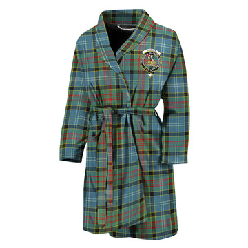 Paisley Tartan Bathrobe with Family Crest