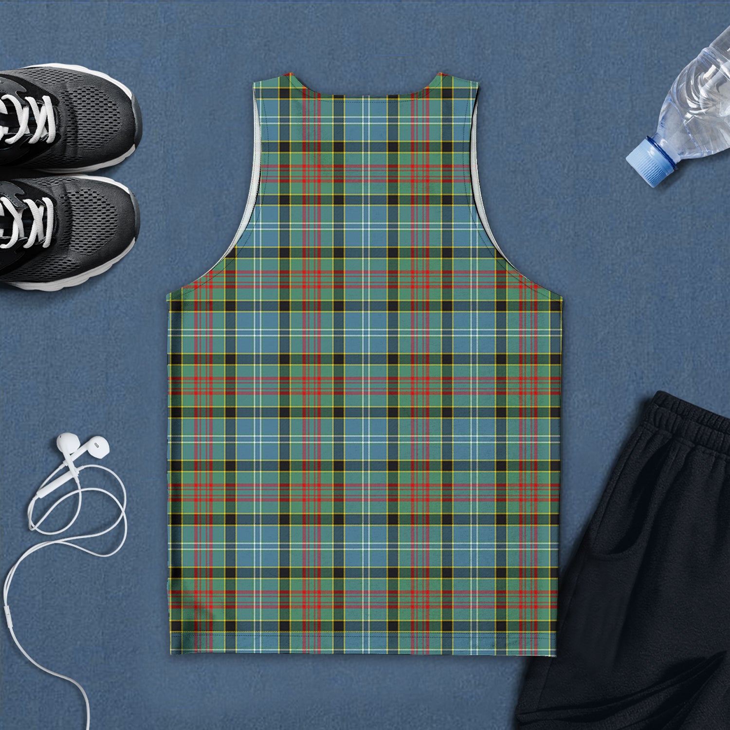 paisley-tartan-mens-tank-top