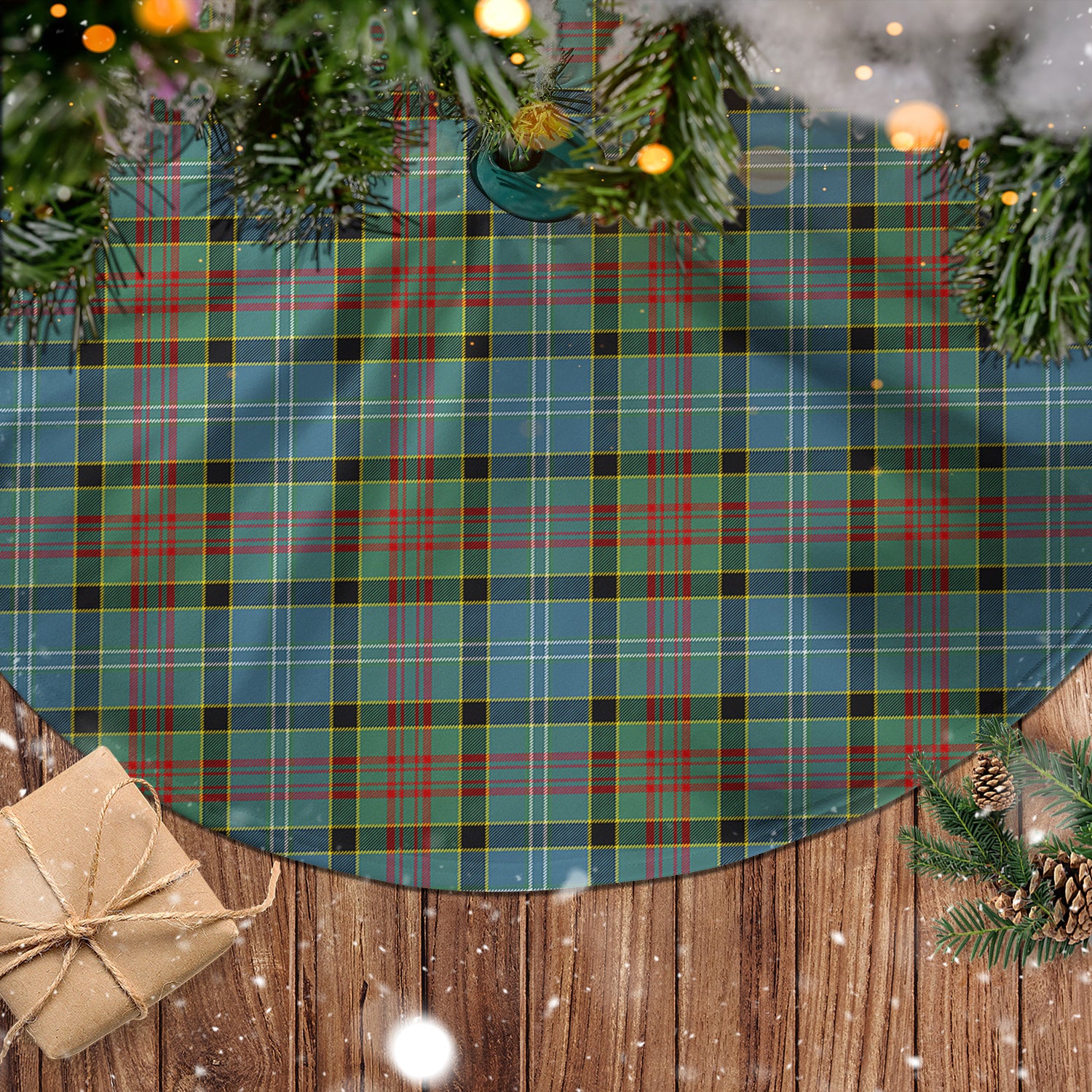 Paisley Tartan Christmas Tree Skirt - Tartanvibesclothing