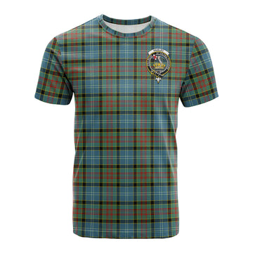 Paisley Tartan T-Shirt with Family Crest