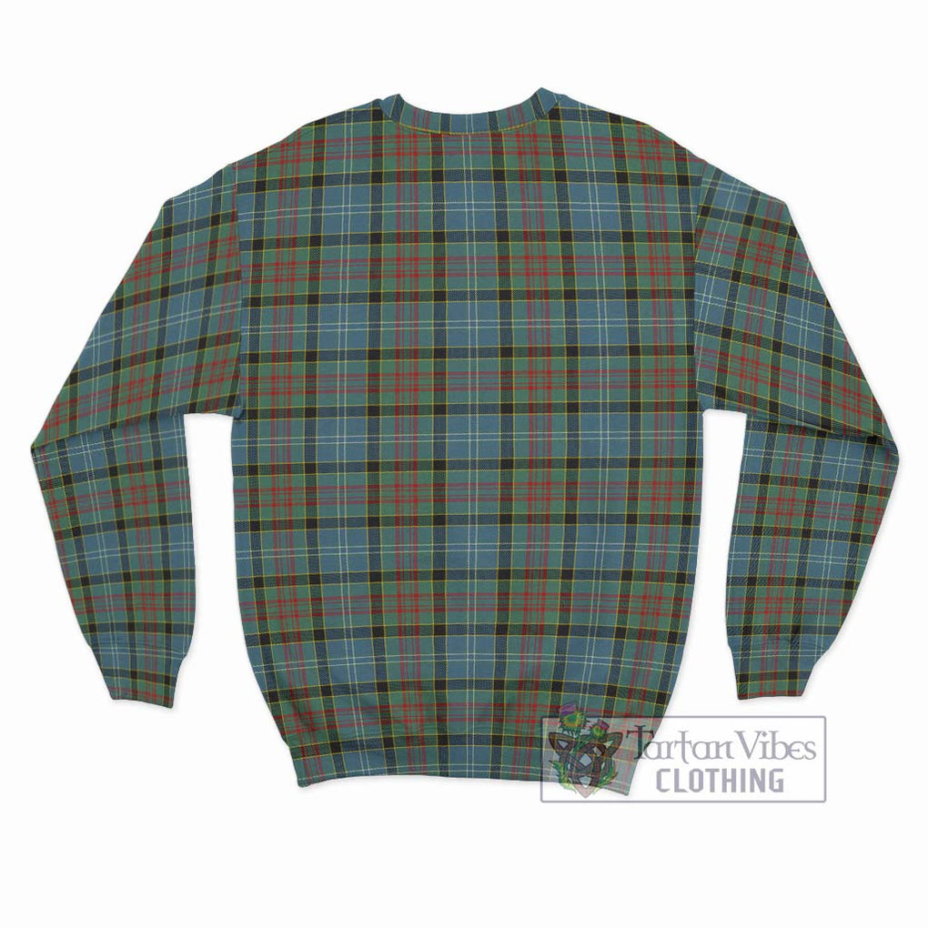 Paisley Tartan Sweatshirt with Family Crest DNA In Me Style - Tartanvibesclothing Shop