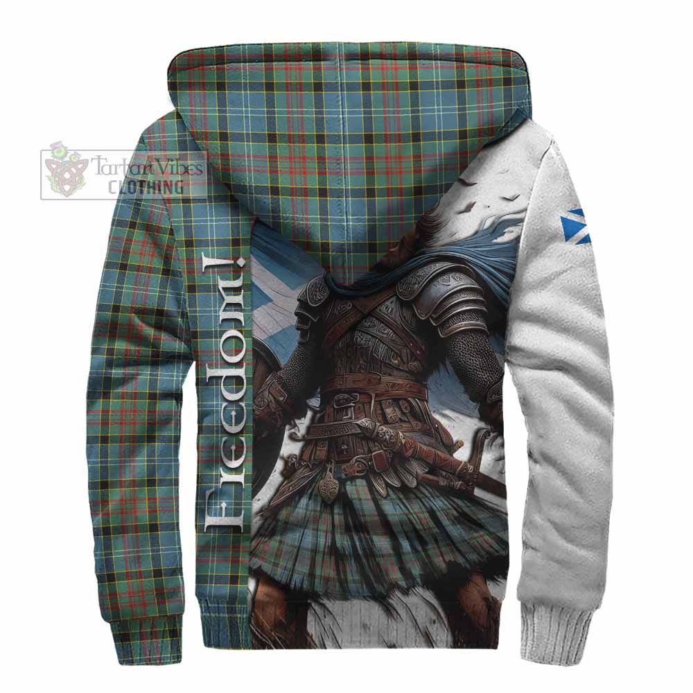Tartan Vibes Clothing Paisley Crest Tartan Sherpa Hoodie Inspired by the Freedom of Scottish Warrior