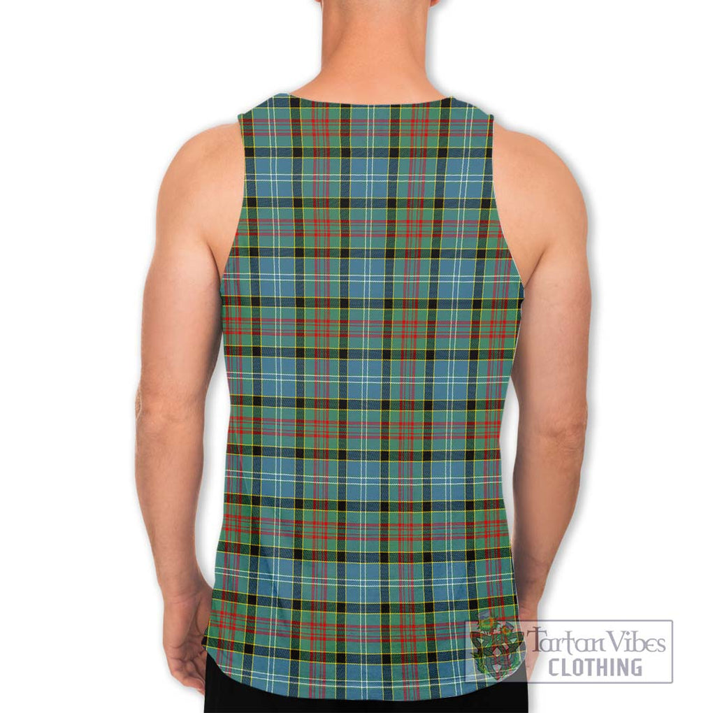 Paisley Tartan Men's Tank Top with Family Crest DNA In Me Style - Tartanvibesclothing Shop