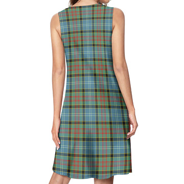 Paisley Tartan Womens Casual Dresses - Tartanvibesclothing