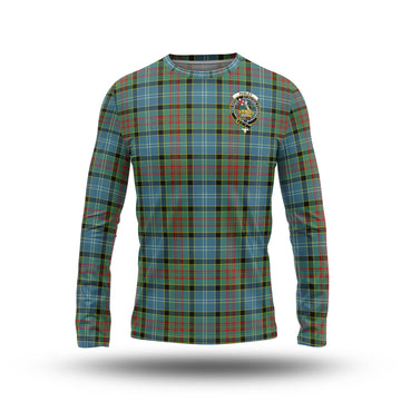 Paisley Tartan Long Sleeve T-Shirt with Family Crest