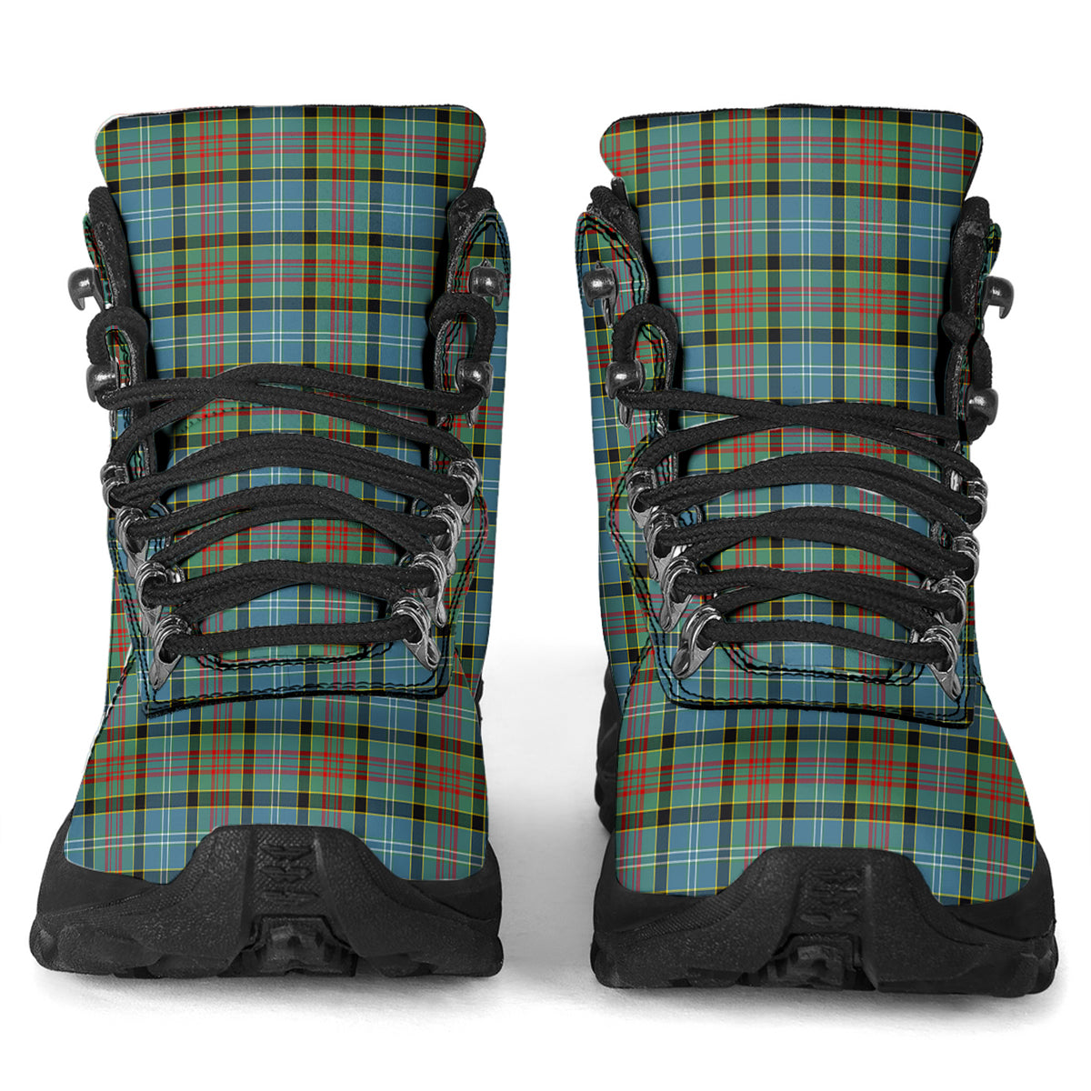 Paisley Tartan Alpine Boots - Tartanvibesclothing