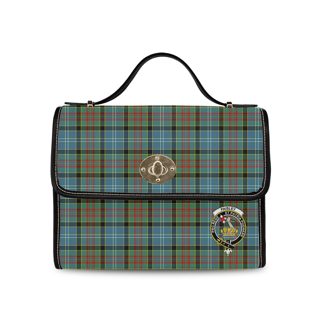 paisley-tartan-leather-strap-waterproof-canvas-bag-with-family-crest