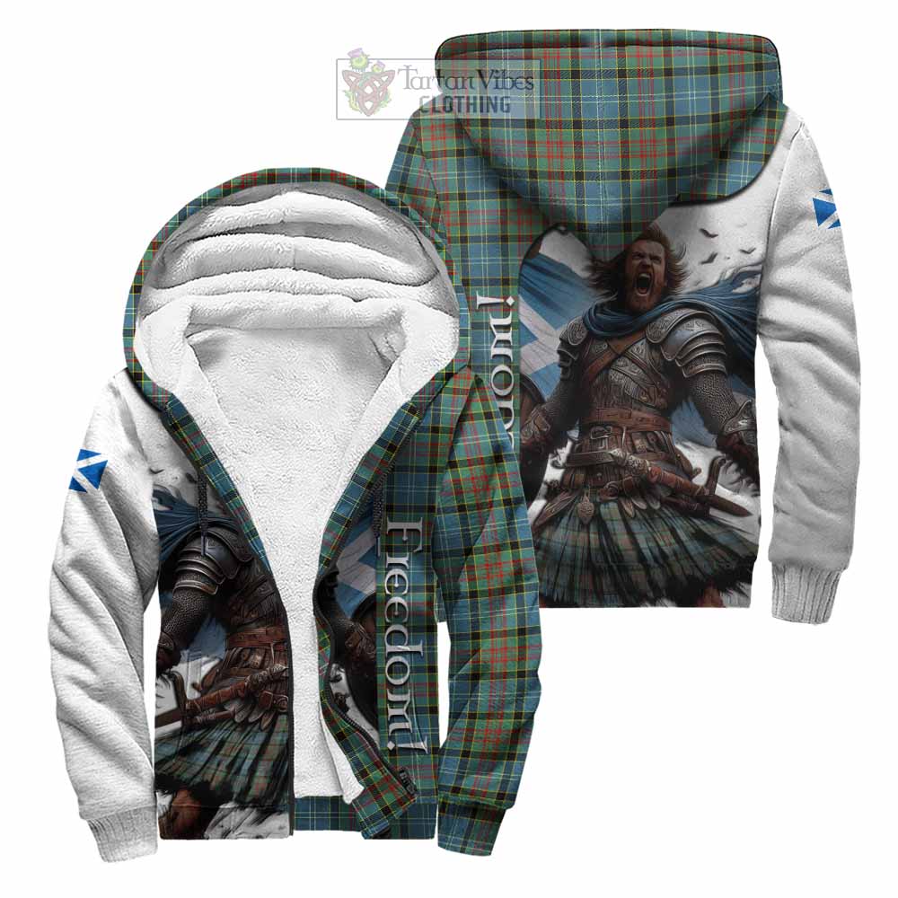 Tartan Vibes Clothing Paisley Crest Tartan Sherpa Hoodie Inspired by the Freedom of Scottish Warrior