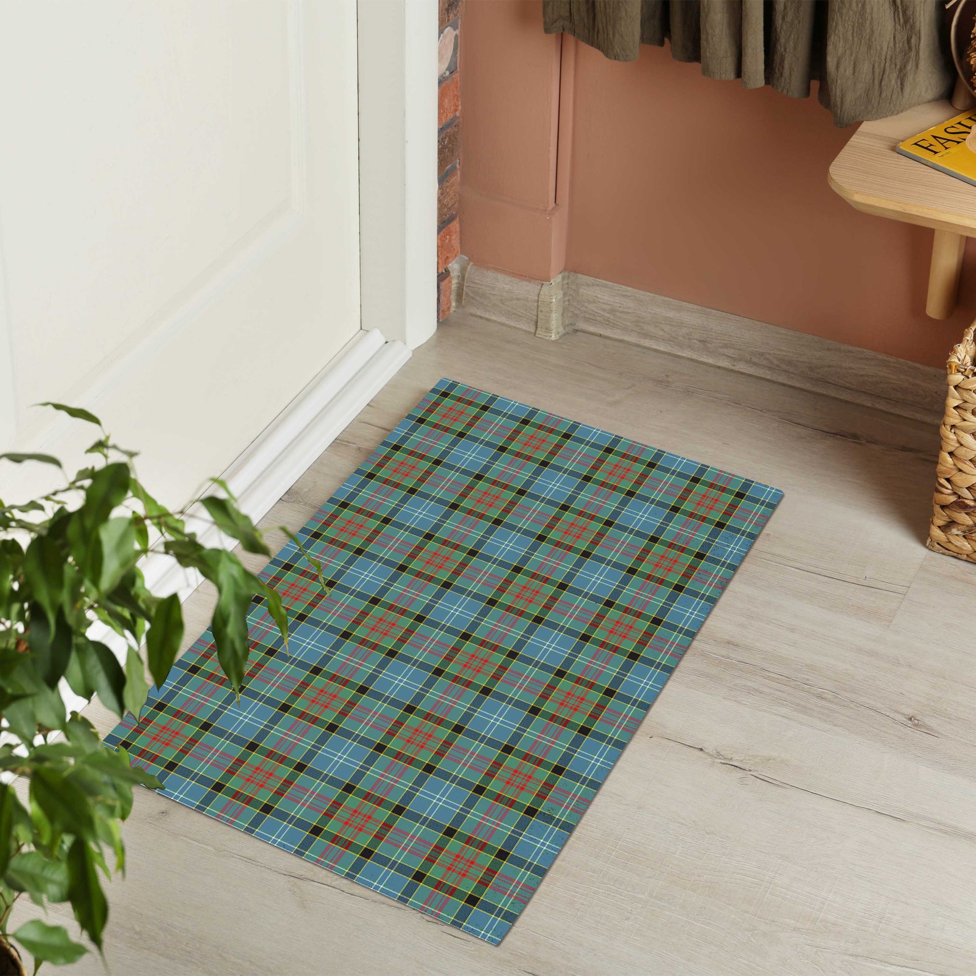 Paisley Tartan Door Mat - Tartanvibesclothing