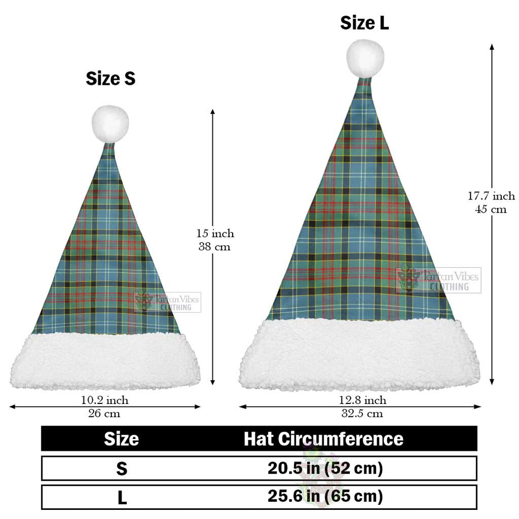 Tartan Vibes Clothing Paisley Tartan Christmas Santa Hats