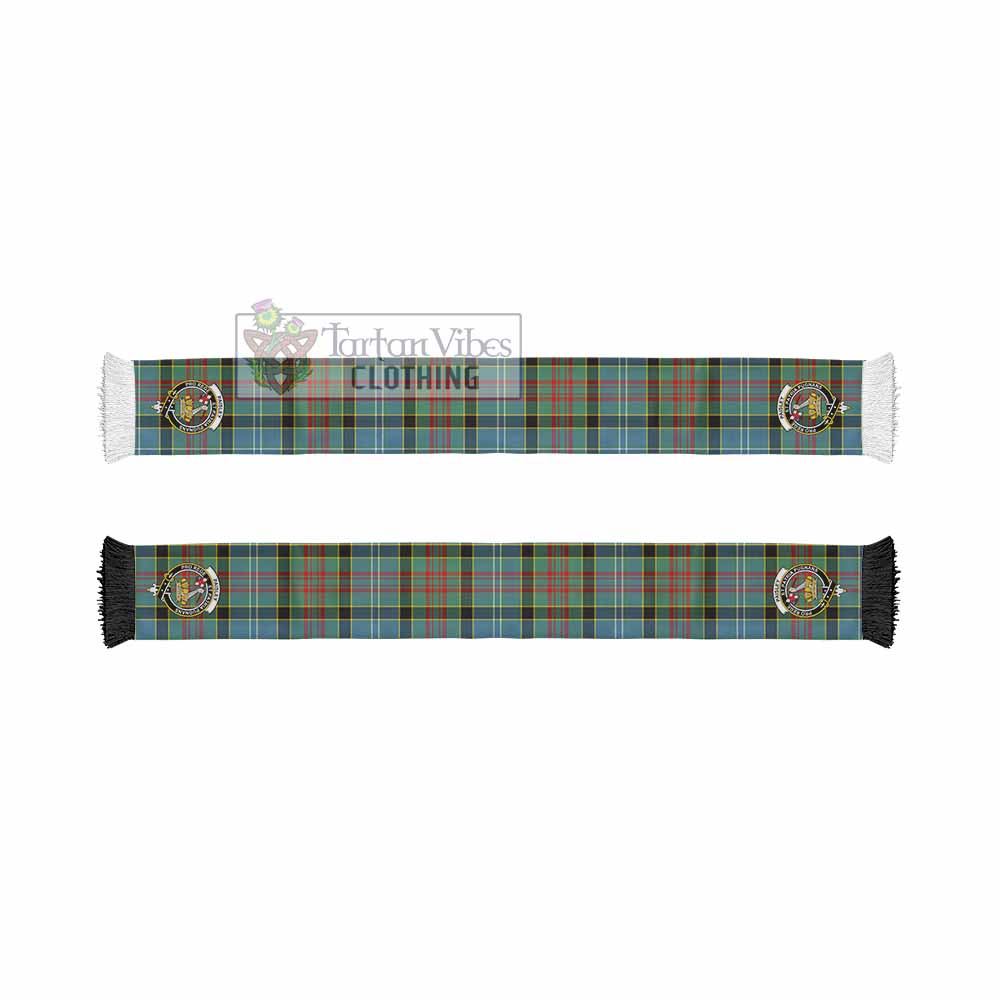 Tartan Vibes Clothing Paisley Tartan Ruffneck Scarf with Family Crest