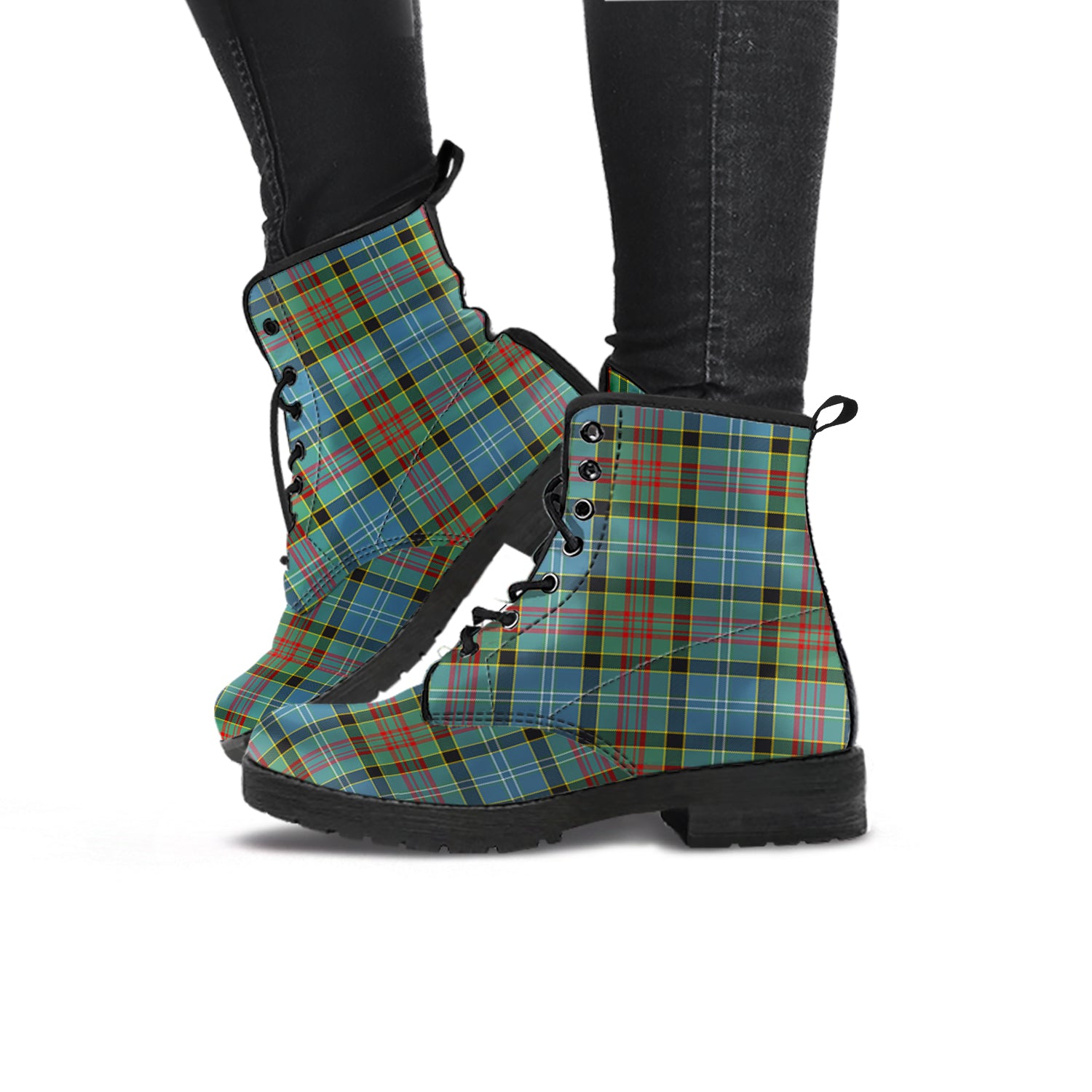 paisley-tartan-leather-boots