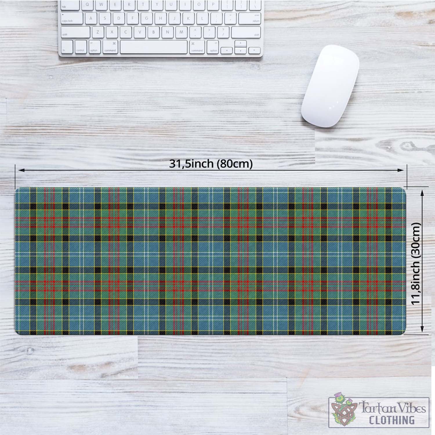 Tartan Vibes Clothing Paisley Tartan Mouse Pad