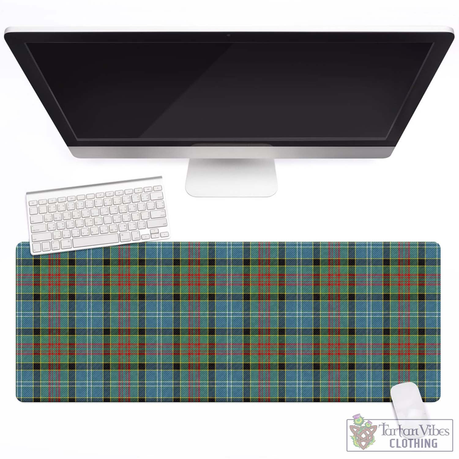 Tartan Vibes Clothing Paisley Tartan Mouse Pad