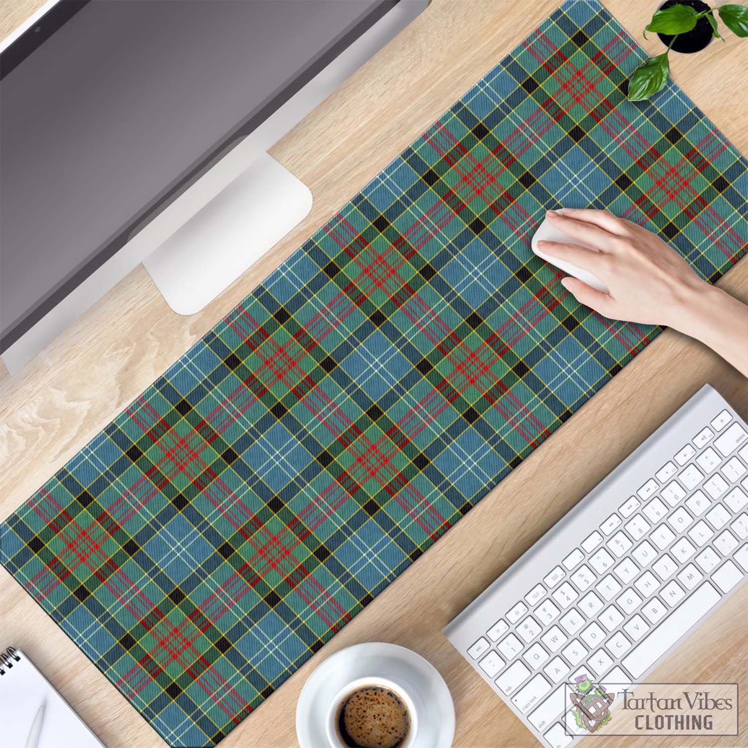 Tartan Vibes Clothing Paisley Tartan Mouse Pad