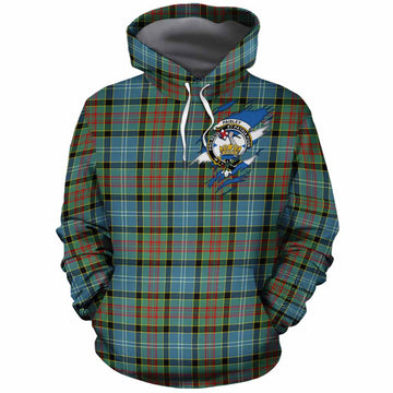 Paisley Clan Crest In Me Tartan Cotton Hoodie Scotland Flag Style