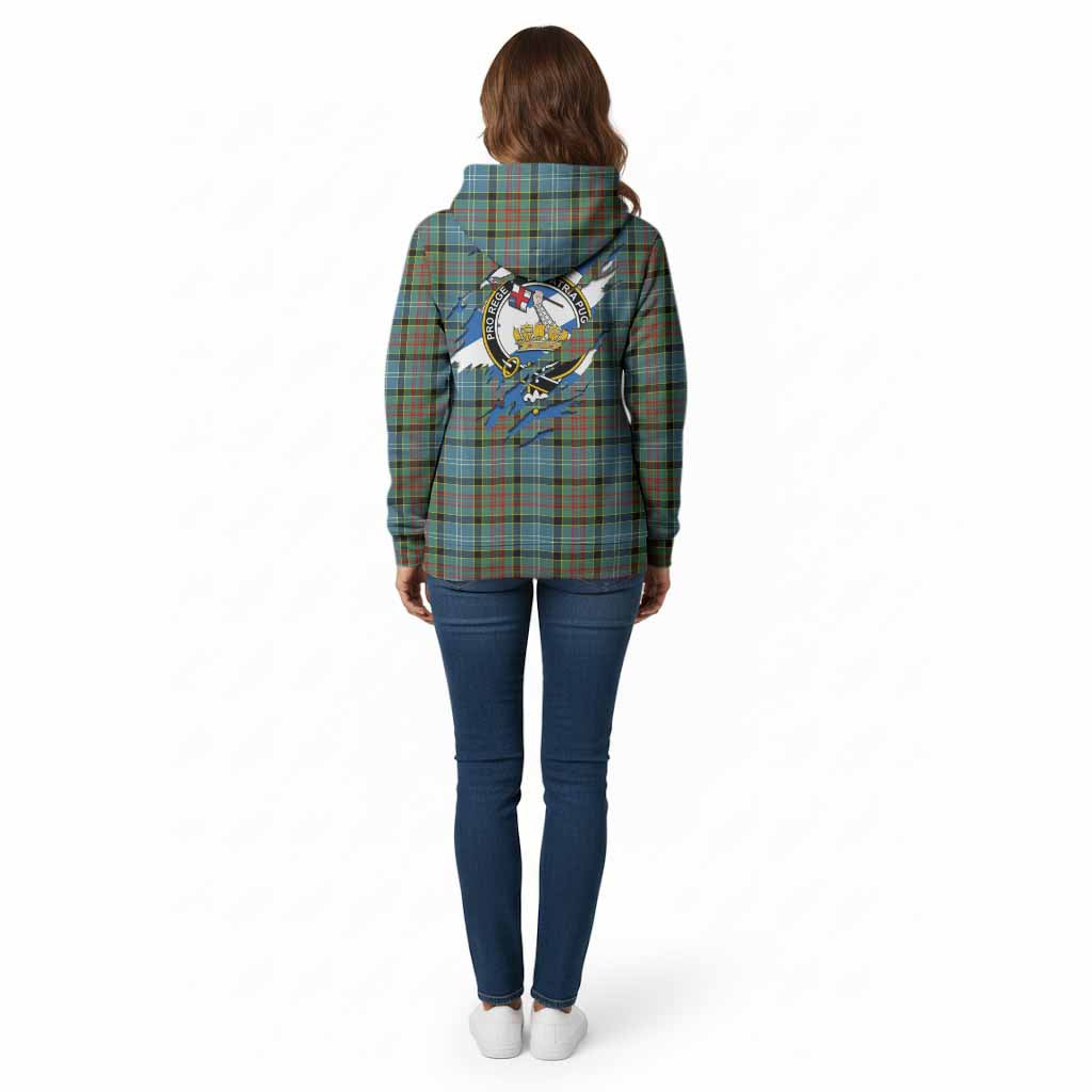 Paisley Clan Crest In Me Tartan Cotton Hoodie Scotland Flag Style