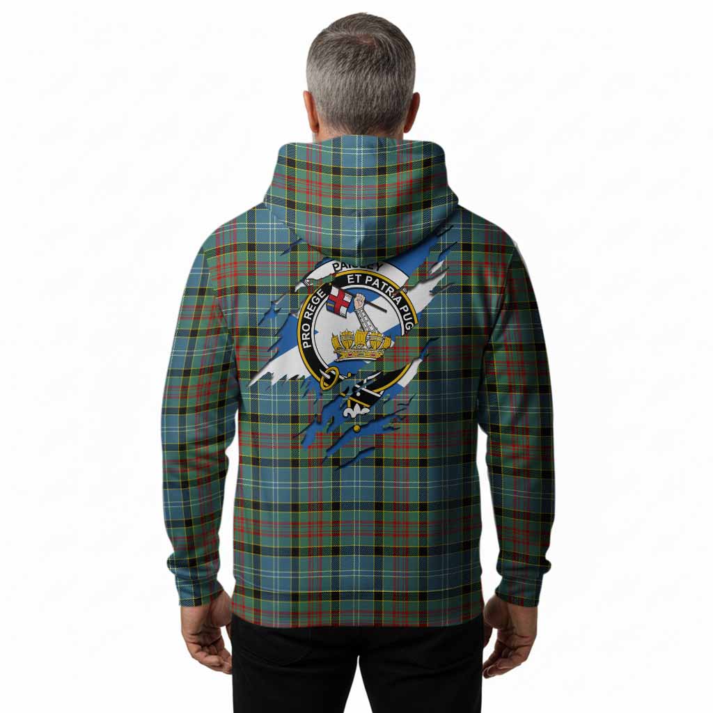 Paisley Clan Crest In Me Tartan Hoodie Scotland Flag Style